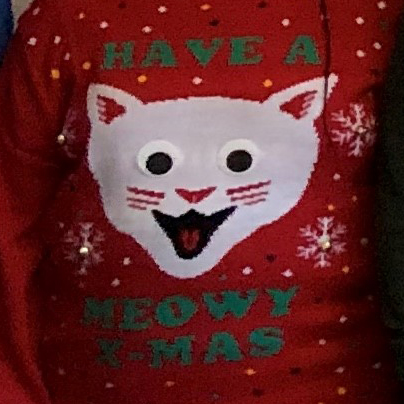 Christmas Sweater "Have a meowy x-mas"