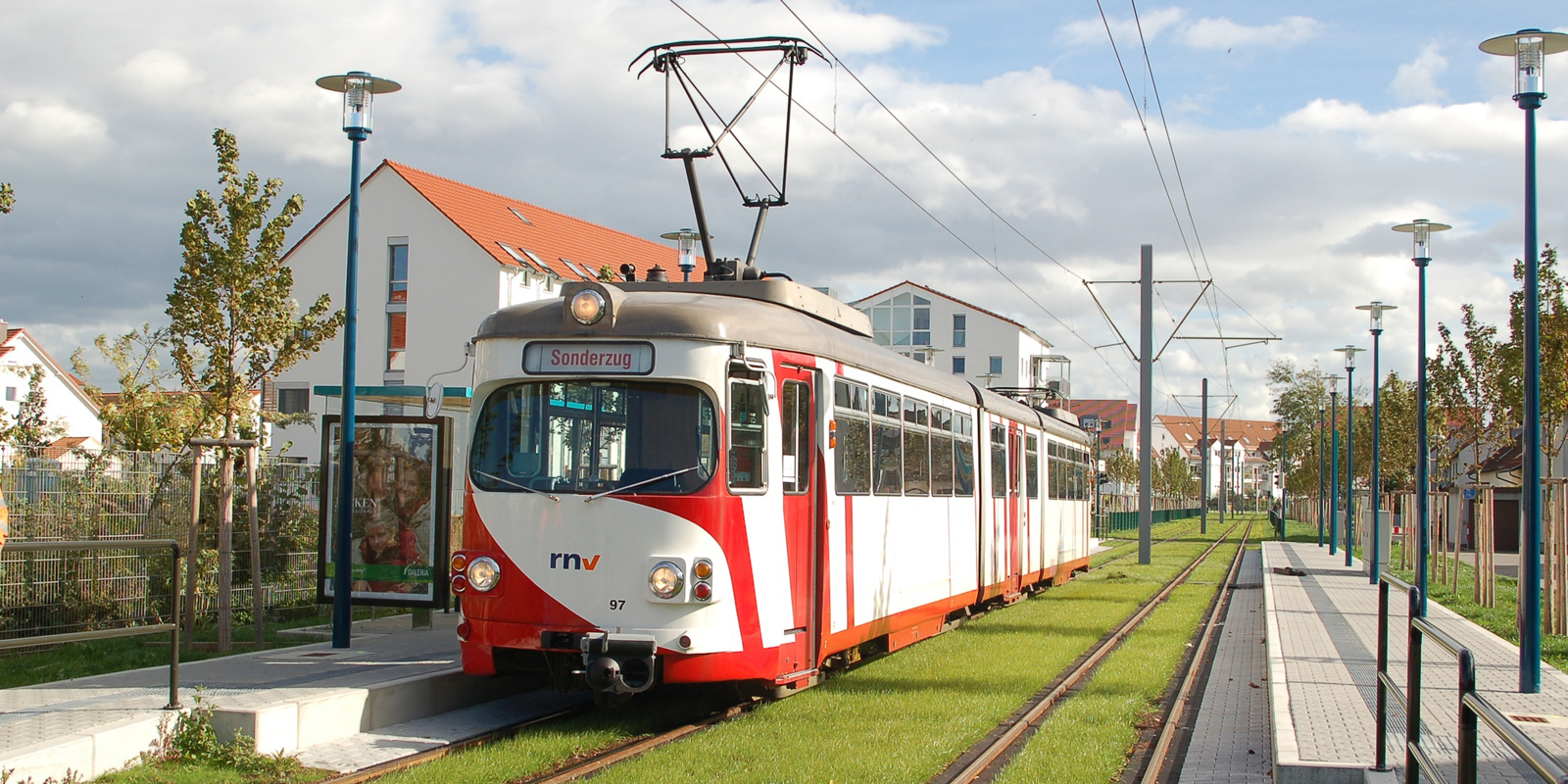 Strassenbahn in Neuhermsheim