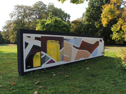 Streetart in Ludwigshafen am Ebertpark von Czolk