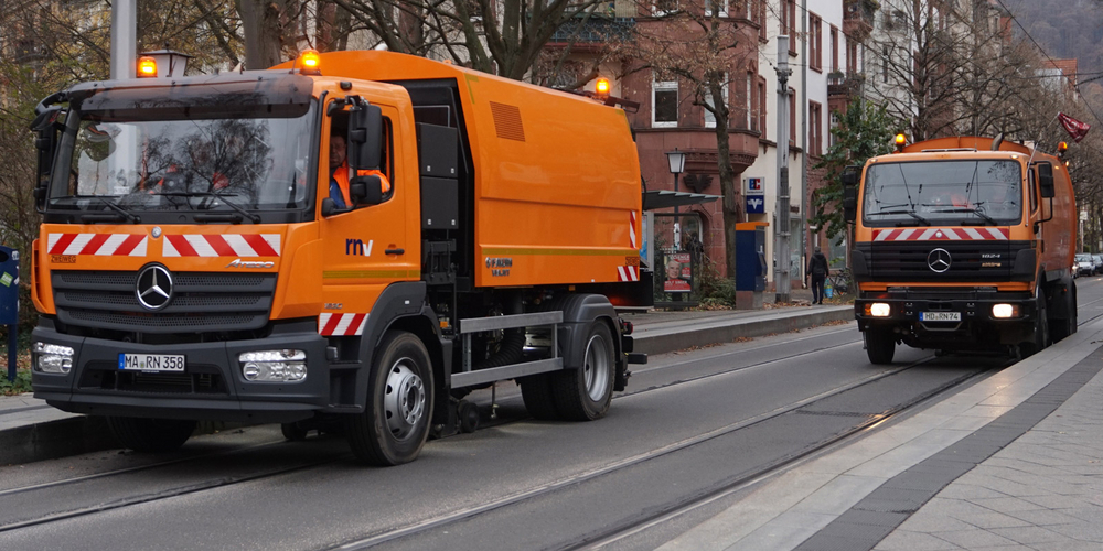 Reinigung des Gleisbettes