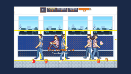 Screenshot aus dem rnv-Spiel "Mission SAUBER"