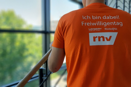 rnv beim Freiwilligentag 2019 in Ludwigshafen