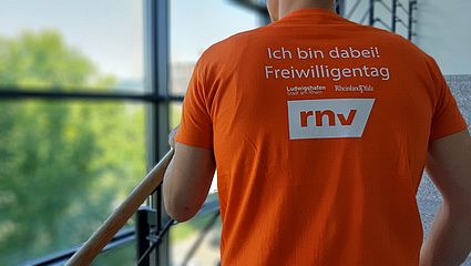 rnv beim Freiwilligentag 2019 in Ludwigshafen