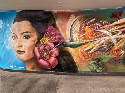 Streetart in Ludwigshafen am Hauptbahnhof Bild 2