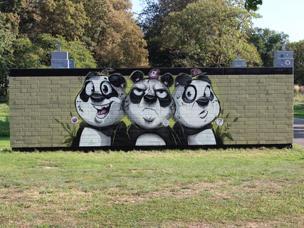 Streetart in Ludwigshafen am Ebertpark von Cose