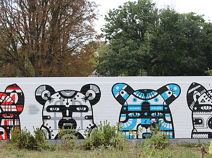 Streetart in Ludwigshafen am Ebertpark von Limow