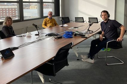 Aufnahme Folge 5 des rnv-Podcasts verkehr(t) verhör(t)