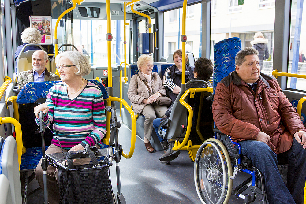 Mobilitätstraining für Senioren bei der rnv