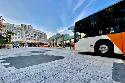 Haltestelle Berliner Platz in Ludwigshafen