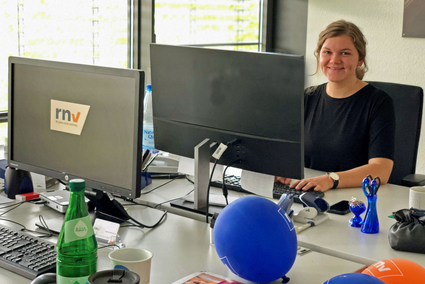 Vivica Bullert rnv-Auszubildende zur Industriekauffrau