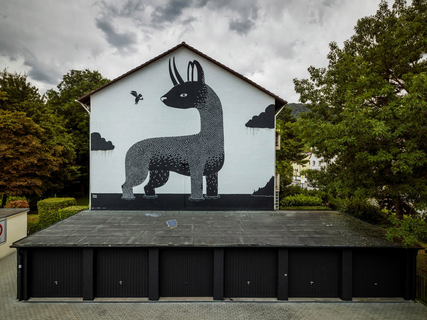 Streetart in Heidelberg in der Philipp-Otto-Runge-Straße von Limow