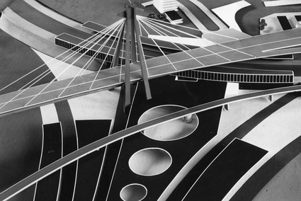 Modell des Ludwigshafener Hauptbahnhofs aus dem Jahr 1965