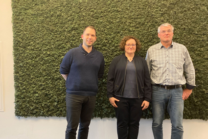 Podcastteilnehmende Jens Schneider, Peristera Deligiannidou und Stefan Prüfer