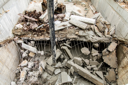 Baustelle Borelly-Grotte in Mannheim
