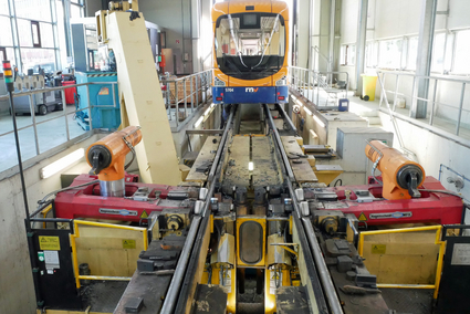 Unterflurdrehmaschine der rnv