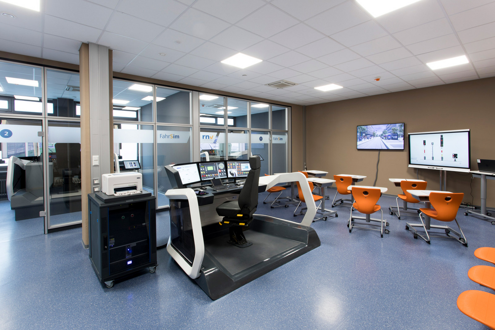 Der rnv-FahrSim, eine digitale Fahrschulanlage