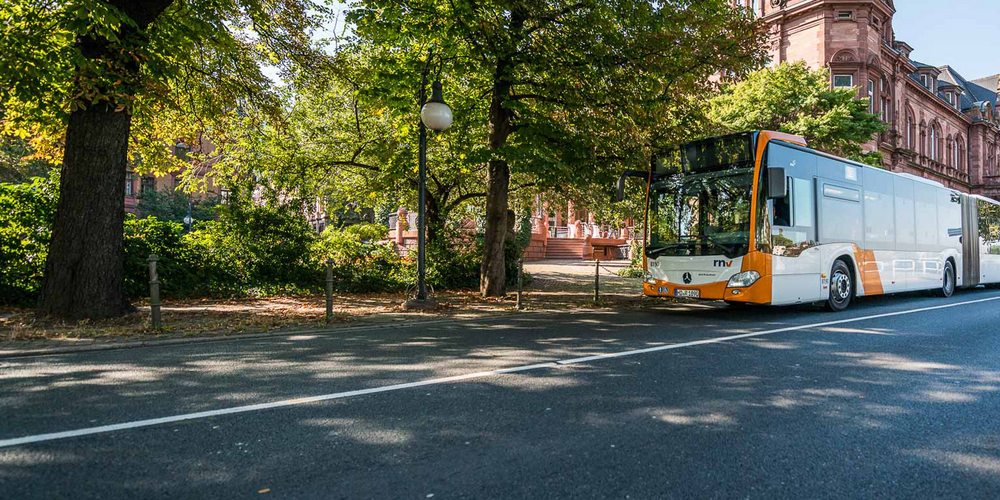 rnv Bus in Heidelberg