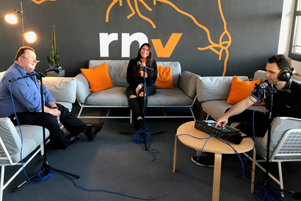 Aufnahme Folge 2 des rnv-Podcasts verkehr(t) verhör(t)