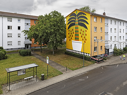 Haltestelle Hochfeldstrasse in Ludwigshafen, Fotograf: Zerback