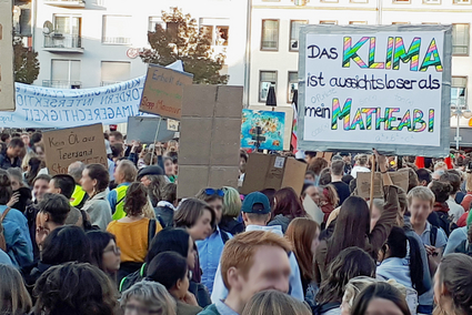 Klimademo in Mannheim